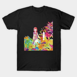 Oyasumi PunPun Rainbow T-Shirt